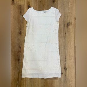 White halogen dress